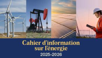 Cahier d'information sur l'énergie, 2025-2026
